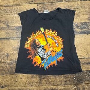 Ted Nugent Whiplash Bash New Years Eve 2000 Concert T Shirt Adult L‎ Black